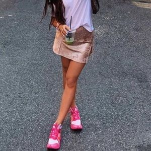 Silky satin skirt from Princess Polly!